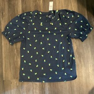 NWT Loft Outlet Puff sleeve Tee